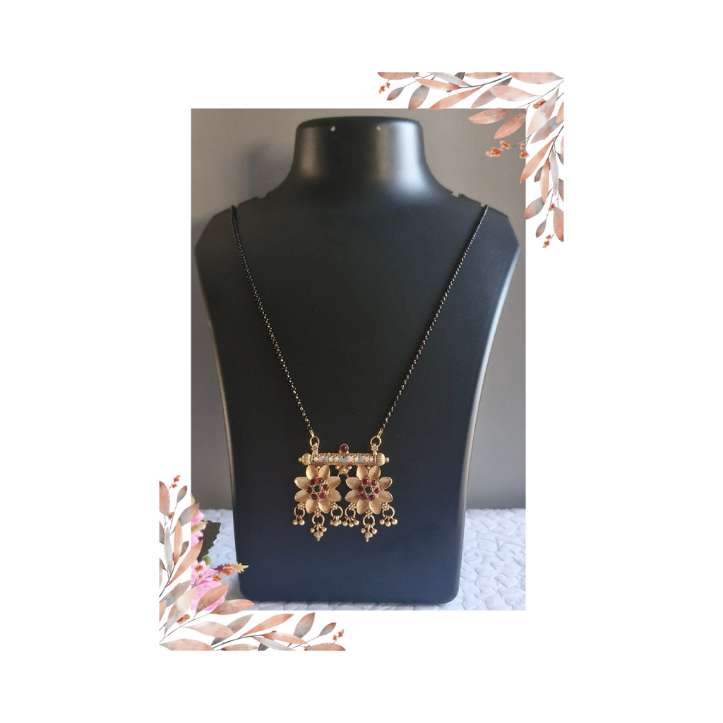 Elegant Mangalsutra Flower design