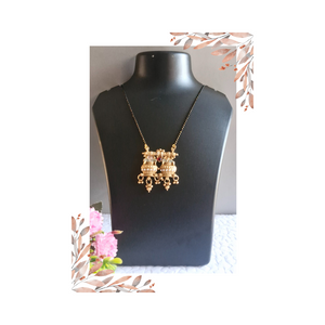 Elegant Mangalsutra Kalash design with multi colour